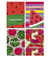 Блокнот А7 32 л Prof-Press Арбузы ассорти