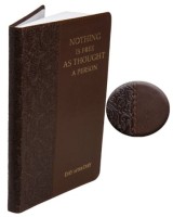 TМ&quot;Collezione&quot;ЗАПИСНАЯ КНИГА А5 160л. УМНЫЕ МЫСЛИ кожзам, тиснение