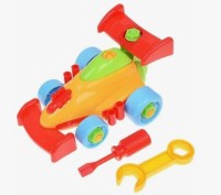 Конструктор-машина (отверт.,ключ) Play Smart РАС 15*11см Собирайка