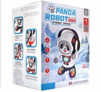 Светомузыкальная панда, двигает руками, ходит, размер 14*16
