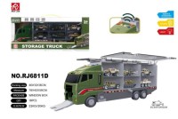 Автовоз + Военные Машины, свет/звук, размер 40см*18см*12см