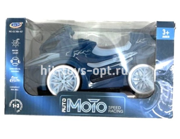 Мотоцикл светомузыка, размер 23*13