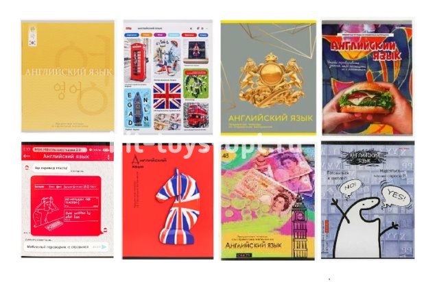 Тетрадь Предметная 48л Английский Язык в асcортименте более 20 видов