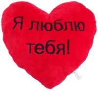 Мягкая игрушка сердечко (на стекло)