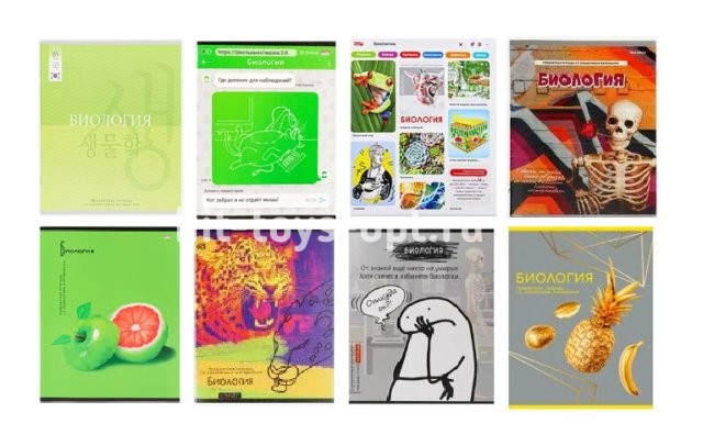 Тетрадь Предметная 48л Биология в асcортименте более 20 видов