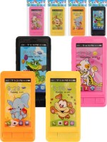 Муз.телефончик&quot;Смартфон&quot;с животными2,цв микс(12.5*6.4*1.3см,звук,бат.1.5V AAA не в ком.)