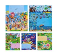 Тетрадь 24л линия &quot;СЮЖЕТЫ В КАРТИНКАХ&quot; в ассорти