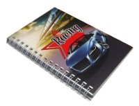 Записная Книжка А6, на гребне, 80л. Машины для Гонок