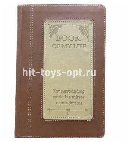 ЗАПИСНАЯ КНИГА А5 160л. МОДНЫЙ СТИЛЬ кожзам, тиснение