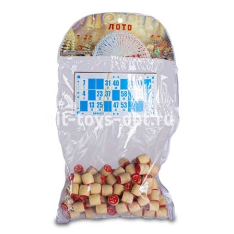 Лото с большими бочонками в пак