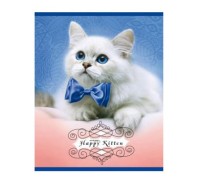 Тетрадь 24л клетка цв. обл &quot;Счастливые кошки&quot;