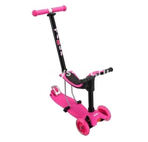 Самокат Городской Беговел, розовый