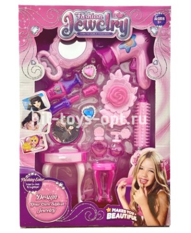 Игровой Набор Красотки, Трюмо, Фен, Зеркало и пр. размер 35см*25см*6см