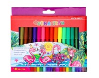 Фломастеры с вентилируемым колпачком 18 цветов