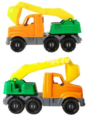 Машинка Экскаватор "ДОБРЫНЯ" Строительный 20 см.
