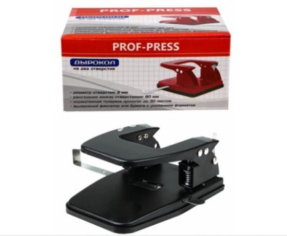 ДЫРОКОЛ, НА 30Л., МЕТАЛ./К, В КАРТ.