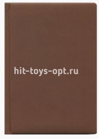 ЕЖЕДНЕВНИК А5, 160 ЛИСТОВ НЕДАТИР. ГЛОСС ТЕМНО-КОРИЧНЕВЫЙ