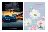 Записная книжка А4 80л. в ассорти тв.обл.,глянц.лам.