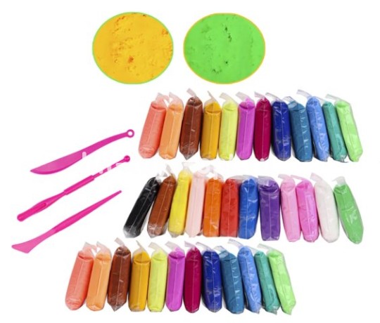 Масса для лепки. Лёгкий пластилин, 36 цв.