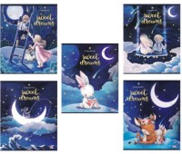 Тетрадь общая &quot;Волшебная ночь&quot; (48 листов, А5, клетка, в ассортименте)