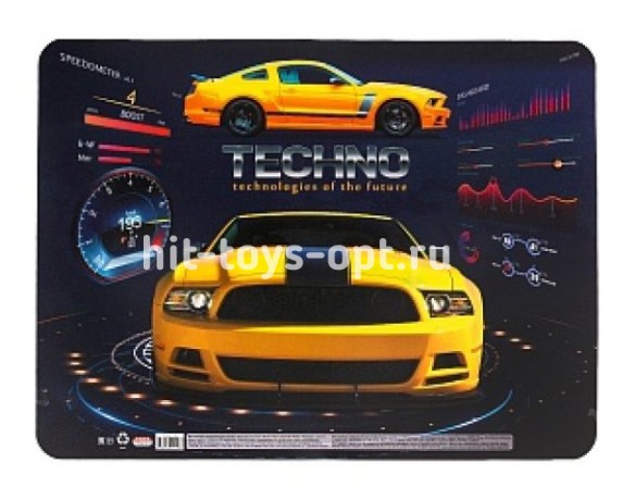 Настольное покрытие для лепки А3+ (42см*32см), Принт в ассорти пластик