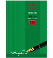 Тетрадь А4 120л клетка на кольцах -Офисное время- глянц. лам., смен. блок