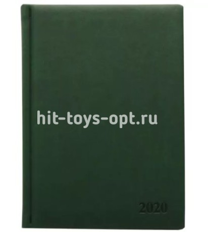 Ежедневник 168л,А5,ГЛОСС свет-зелен, 2021