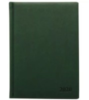 Ежедневник 168л,А5,ГЛОСС свет-зелен, 2021