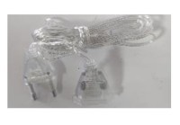 Прозрачный удлинитель для гирлянд (5м)