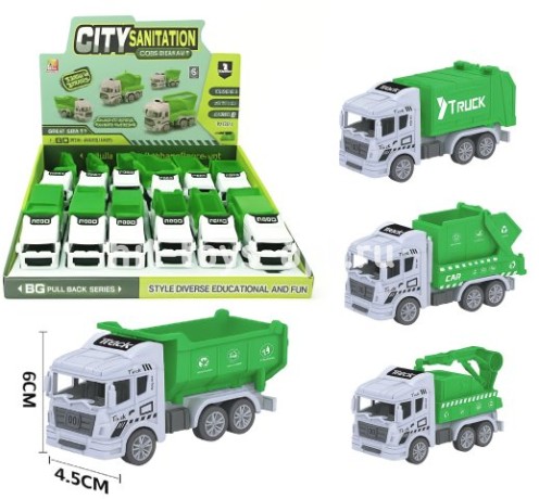 Машина СпецТехника 4 вида, 12см, в уп 12шт. цена за шт.