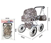 Коляска с бол колесами и сумкой, 66*74