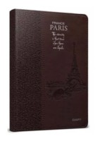 TМ&quot;Collezione&quot;ЗАПИСНАЯ КНИГА А5 160л. ПАРИЖ кожзам, тиснение