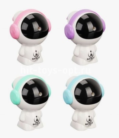 Точилка механическая 1 отверстие КОСМОНАВТ