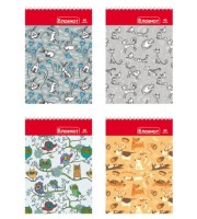 Блокнот А6 40 листов Проф-Пресс &quot;Животные узоры&quot; на гребне