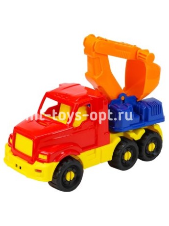 Машинка Экскаватор "ДОБРЫНЯ" Классический 20 см.