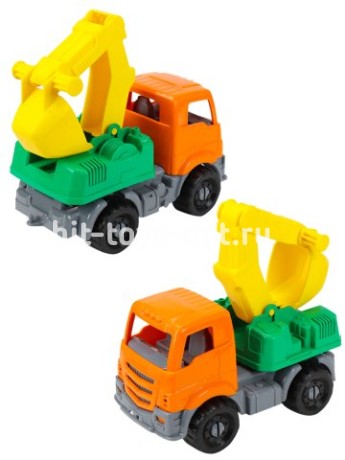 Машинка Экскаватор "ЯРОСЛАВ" Строительный 16 см.