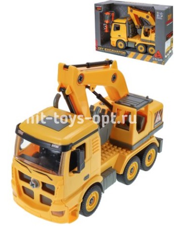 Машина-конструктор. Экскаватор (в коробке)(35х12х23,5 см)