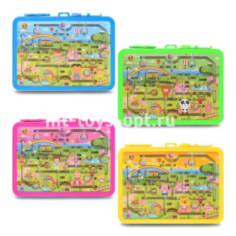 Магнитная доска + лабиринт 4 цвета