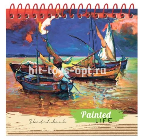 Скетчбук А6 80л в ассортименте