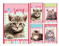 Блокнот А7 40 листов PROFIT &quot;Котята&quot; на гребне