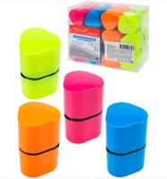 Точилка для карандашей 2 отверстия, с контейнером