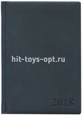 Ежедневник датир.А5 168л.лин. ГЛОСС т.-син.софт.обл.2018-20г.