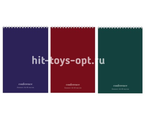 Блокнот Б40-0346 А6 40л Для конференций