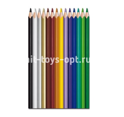 Карандаши цветные Profit мультики, набор, 12 цветов в пак.