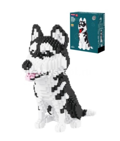 Конструктор пластиковый Balody (малые дет.) "Хаски" (1900 детали, в коробке)