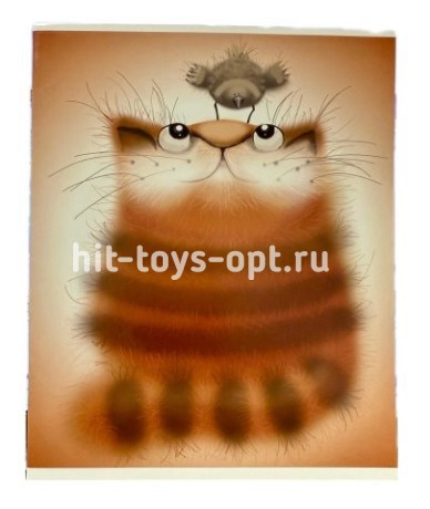 Тетрадь 48л. Серия Пушистики, 4 вида