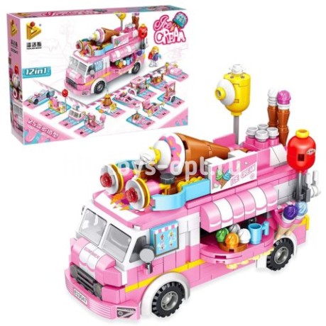 Конструктор Френдс машина с мороженым 623 дет