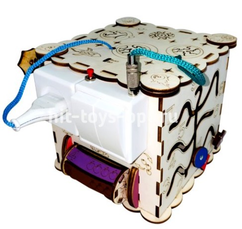 БизиКуб с Электрикой 16x16x16 см