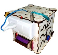 БизиКуб с Электрикой 16x16x16 см