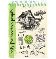 Скетчбук Prof Press в ассортименте А5 80л 80-9210